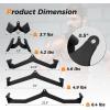 imageGoplus LAT Pulldown Attachment Set 5PCS Tbar Vbar Pulley Cable Attachments for Home Gym Fitness Pull Down Bar Back Strength Training Bicep Tricep Handle Grips