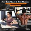 imageGoplus LAT Pulldown Attachment Set 5PCS Tbar Vbar Pulley Cable Attachments for Home Gym Fitness Pull Down Bar Back Strength Training Bicep Tricep Handle Grips