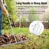 imageGoplus Landscape Rake 36 Inch Aluminum Rake Head w36 Tines and 68quot Long NonSlip Handle Yard Rake Tool for Loosening ampamp Leveling Soil Landscaping Rake Beach Garden Lawn Care Collecting Leaves