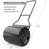 imageGoplus Lawn Roller 16 Gallon60 L HeavyDuty PushPullTow Behind WaterSand Filled Sod Drum Roller for Garden Yard Park Grass 16 by 20Inch