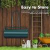 imageGoplus Lawn Roller PushPullTow Behind WaterSand Filled Steel Sod Drum Roller with UShaped Handle Yard Roller for Garden Backyard Grass 17 Gallon63 L 36quotx12quot BlackGreen