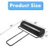 imageGoplus Lawn Roller PushPullTow Behind WaterSand Filled Steel Sod Drum Roller with UShaped Handle Yard Roller for Garden Backyard Grass 17 Gallon63 L 36quotx12quot BlackBlack