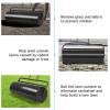imageGoplus Lawn Roller PushPullTow Behind WaterSand Filled Steel Sod Drum Roller with UShaped Handle Yard Roller for Garden Backyard Grass 17 Gallon63 L 36quotx12quot BlackBlack