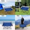 imageGoplus Loveseat Camping Chair Double Folding Chair for Adults Couples wStorage Bags ampamp Padded High Backrest Oversize Camp Seat for Fishing Picnic BlueBlue