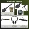 imageGoplus Metal Detector for Adults Professional Higher Accuracy Gold Finder with IP68 Waterproof 10 Coil LCD Display All Metal ampamp Pinpoint ampamp Disc Mode Shovel Scoop Headphone Treasure Hunting