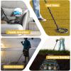 imageGoplus Metal Detector for Adults Professional Higher Accuracy Gold Finder with IP68 Waterproof 10 Coil LCD Display All Metal ampamp Pinpoint ampamp Disc Mode Shovel Scoop Headphone Treasure Hunting
