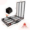 imageGoplus Mobility Scooter Carrier 50 x 295 Folding Wheelchair Carrier for Car with 42 Ramp Stabilizer ampamp 2 Tie Down Straps 500 LBS Fit 2quot Hitch Receiver Hitch Cargo Carrier for SUV CarFoldable