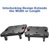 imageGoplus Moving Dolly Heavy Duty Furniture Rolling Mover with 4 Wheels for Piano Heavy Items Appliance Interlocking System 500 lbs Weight Capacity 23 x 15 L x W 1