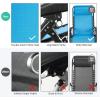 imageGoplus Oversized Zero Gravity Chair XLExtended Version Outdoor Recliner wCup Holder ampamp Detachable Headrest Foldable Mesh Lounge Chairs for Patio Pool Porch ampamp Deck 500LBS Set of 2 BeigeBlue