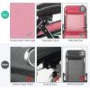 imageGoplus Oversized Zero Gravity Chair XLExtended Version Outdoor Recliner wCup Holder ampamp Detachable Headrest Foldable Mesh Lounge Chairs for Patio Pool Porch ampamp Deck 500LBS Set of 2 BeigeWine