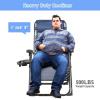 imageGoplus Oversized Zero Gravity Chair XLExtended Version Outdoor Recliner wCup Holder ampamp Detachable Headrest Foldable Mesh Lounge Chairs for Patio Pool Porch ampamp Deck 500LBS Set of 2 BeigeNavy