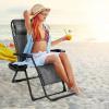 imageGoplus Oversized Zero Gravity Chair XLExtended Version Outdoor Recliner wCup Holder ampamp Detachable Headrest Foldable Mesh Lounge Chairs for Patio Pool Porch ampamp Deck 500LBS Set of 2 BeigeGrey