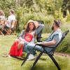 imageGoplus Oversized Zero Gravity Chair XLExtended Version Outdoor Recliner wCup Holder ampamp Detachable Headrest Foldable Mesh Lounge Chairs for Patio Pool Porch ampamp Deck 500LBS Set of 2 BeigeGrey