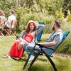 imageGoplus Oversized Zero Gravity Chair XLExtended Version Outdoor Recliner wCup Holder ampamp Detachable Headrest Foldable Mesh Lounge Chairs for Patio Pool Porch ampamp Deck 500LBS Set of 2 BeigeBlue