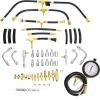 imageGoplus Profession Fuel Pressure Test Kit 0140PSI10 Bar Fuel Injection Pressure Gauge Tester wComplete Adapters Dual Scale Flex Hoses Fittings Lower Oil Warning Devices for Trucks Cars ATVs
