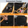 imageGoplus Reclining Camping Chair with Removable Footrest 2in1 Folding Lounge Chair wAdjustable Backrest Storage Bag ampamp Cup HolderPortable Recliner Cozy Lounge Chair for Picnic Fishing 1