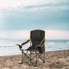 imageGoplus Reclining Camping Chair with Removable Footrest 2in1 Folding Lounge Chair wAdjustable Backrest Storage Bag ampamp Cup HolderPortable Recliner Cozy Lounge Chair for Picnic Fishing 1