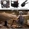 imageGoplus Swivel Camping Chair Potable Hunting Chair for Adults wCup Holder ampamp Carrying Bag Folding 360degree Free Rotation Lawn Chair for Fishing Picnic Hiking OutdoorDark Camo
