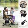 imageGoplus Swivel Camping Chair Potable Hunting Chair for Adults wCup Holder ampamp Carrying Bag Folding 360degree Free Rotation Lawn Chair for Fishing Picnic Hiking OutdoorCamo