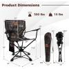 imageGoplus Swivel Camping Chair Potable Hunting Chair for Adults wCup Holder ampamp Carrying Bag Folding 360degree Free Rotation Lawn Chair for Fishing Picnic Hiking OutdoorDark Camo