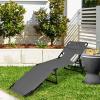 imageGoplus Tanning Chair Folding Beach Lounge Chair with Face ampampArm Hole 5Position AdjustableRemovable PillowSide Pocket Sunbathing Chair Portable Outdoor Lounge Chair for Patio Pool Lawn 1 BeigeGrey