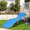 imageGoplus Tanning Chair Folding Beach Lounge Chair with Face ampampArm Hole 5Position AdjustableRemovable PillowSide Pocket Sunbathing Chair Portable Outdoor Lounge Chair for Patio Pool Lawn 1 BeigeNavy