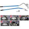 imageGoplus Tire Changer 175quot to 24quot Steel Tire Mount Demount Tool Kit Tubeless Truck Bead Breaker Manual Tire Changing Tools BlueBlue