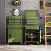imageGoplus Tool Chest 3in1 Rolling 6 Drawers Tool Cabinet with Detachable Top Toolbox Middle Tool Storage Universal Lockable Wheels Protective Liner Auto Lock Metal Tool Box for Garage WorkshopOlive Green