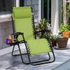 imageGoplus Zero Gravity Lounge Chairs 160Adjustable Folding Recliner wPillow and Cup Holder 350LBS Comfy Outdoor Lounge Chairs for Patio Lawn Yard ampamp CampSet of 2 NavyGreen