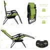imageGoplus Zero Gravity Lounge Chairs 160Adjustable Folding Recliner wPillow and Cup Holder 350LBS Comfy Outdoor Lounge Chairs for Patio Lawn Yard ampamp CampSet of 2 NavyGreen