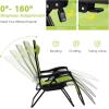 imageGoplus Zero Gravity Lounge Chairs 160Adjustable Folding Recliner wPillow and Cup Holder 350LBS Comfy Outdoor Lounge Chairs for Patio Lawn Yard ampamp CampSet of 2 NavyGreen