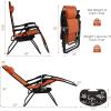 imageGoplus Zero Gravity Lounge Chairs 160Adjustable Folding Recliner wPillow and Cup Holder 350LBS Comfy Outdoor Lounge Chairs for Patio Lawn Yard ampamp CampSet of 2 NavyOrange