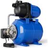 imageGoplus 16HP Shallow Well Pump with Pressure Tank 1000GPH5Gal Automatic Water Booster Jet Pump for Water Supply System Irrigation Water Pump for Home Garden ampamp Lawn 1200W BlueBlue