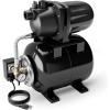 imageGoplus 16HP Shallow Well Pump with Pressure Tank 1000GPH5Gal Automatic Water Booster Jet Pump for Water Supply System Irrigation Water Pump for Home Garden ampamp Lawn 1200W BlueBlack