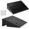 imageGoplus 2PCS Rubber Car Curb Ramps Portable Lightweight Threshold Ramp Set Heavy Duty Loading Ramp Slope Motorcycle Pad for Driveway Sidewalk Loading Dock 5quot Rise Black5 Rise