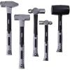 imageGoplus 5Piece Hammer Set  1632 OZ Ball Pein Rubber Mallet Sledge Cross Pein Hammers Blacksmith Forge Tool wNonslip Handle for Metal Rivet Chisel Punch