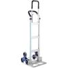 imageGoplus Aluminum Hand Truck Stair Climber Hand Trucks 551Lbs Capacity Convertible Hand Truck and Dolly Heavy Duty Stair Climbing Cart w 6 Wheels