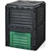 imageGoplus Compost Bin 80 Gallon 300 L Large Outdoor Composting Box wTop Flip Latchon Lid Bottom Exit Door BPA Free Material Grass Food Trash Composter Barrel for Garden Yard Easy AssemblyBlack  Green