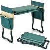 imageGoplus Garden Kneeler and Seat Foldable Garden Bench for Kneeling ampamp Sitting Widened 8quot EVA Soft Foam Pad HeavyDuty Garden Stool w 2 Large Tool Pouches Gardening Gift for Women Men SeniorsGreen