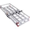 imageGoplus Hitch Cargo Carrier Aluminum Hitch Mount Cargo Basket with 500LBS Capacity Fits 2 Receiver 60 x 22 x 7 Trailer Hitch Cargo Carrier for Vehicle Car SUV Truck