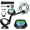 imageGoplus Metal Detector for Adults Professional Higher Accuracy Gold Finder with IP68 Waterproof 10 Coil LCD Display All Metal ampamp Pinpoint ampamp Disc Mode Shovel Scoop Headphone Treasure Hunting
