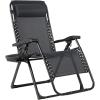 imageGoplus Oversized Zero Gravity Chair XLExtended Version Outdoor Recliner wCup Holder ampamp Detachable Headrest Foldable Mesh Lounge Chairs for Patio Pool Porch ampamp Deck 500LBS Set of 2 BeigeBlack