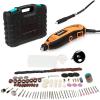 imageGoplus Rotary Tool Kit with Flex Shaft 139pcs Accessories and Carrying Case 800032000RPM Variable Speed Electric Drill Set for Crafting Grinding Cutting Carving Sanding and Engraving