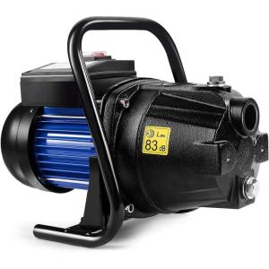imageGoplus 16HP Well Water Pump Home Garden Irrigation Booster Jet Pump 1000GPH 1200W Black