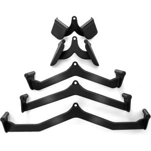 imageGoplus LAT Pulldown Attachment Set 5PCS Tbar Vbar Pulley Cable Attachments for Home Gym Fitness Pull Down Bar Back Strength Training Bicep Tricep Handle Grips