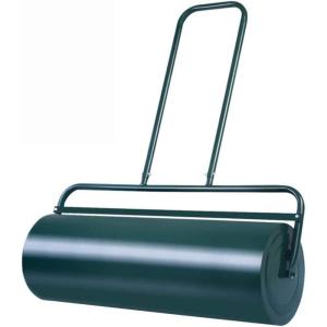 imageGoplus Lawn Roller PushPullTow Behind WaterSand Filled Steel Sod Drum Roller with UShaped Handle Yard Roller for Garden Backyard Grass 17 Gallon63 L 36quotx12quot BlackGreen