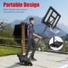 imageGoplus Portable Basketball Hoop 10FT Height Adjustable Basketball Goal w44 Shatterproof Backboard Outdoor Basketball Stand for Adults Teens Backyard Driveway42510FT  12Level  Upgrade Steel