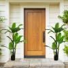 imageGoplus 5ft Bird of Paradise Artificial Plant Fake Tropical Palm Tree with 18 Large Leaves Cement Pot Moss Floor Silk Banana Leaf Plant Faux Plant for Indoor Outdoor Home Office Decor