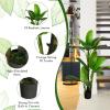 imageGoplus 5ft Bird of Paradise Artificial Plant Fake Tropical Palm Tree with 18 Large Leaves Cement Pot Moss Floor Silk Banana Leaf Plant Faux Plant for Indoor Outdoor Home Office Decor