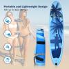 imageGoplus 981011 Inflatable Stand Up Paddle Board 65 Thick SUP with Premium Accessories and Carry Bag Wide Stance Bottom Fin for Paddling Surf Control NonSlip Deck for Youth and AdultBlue
